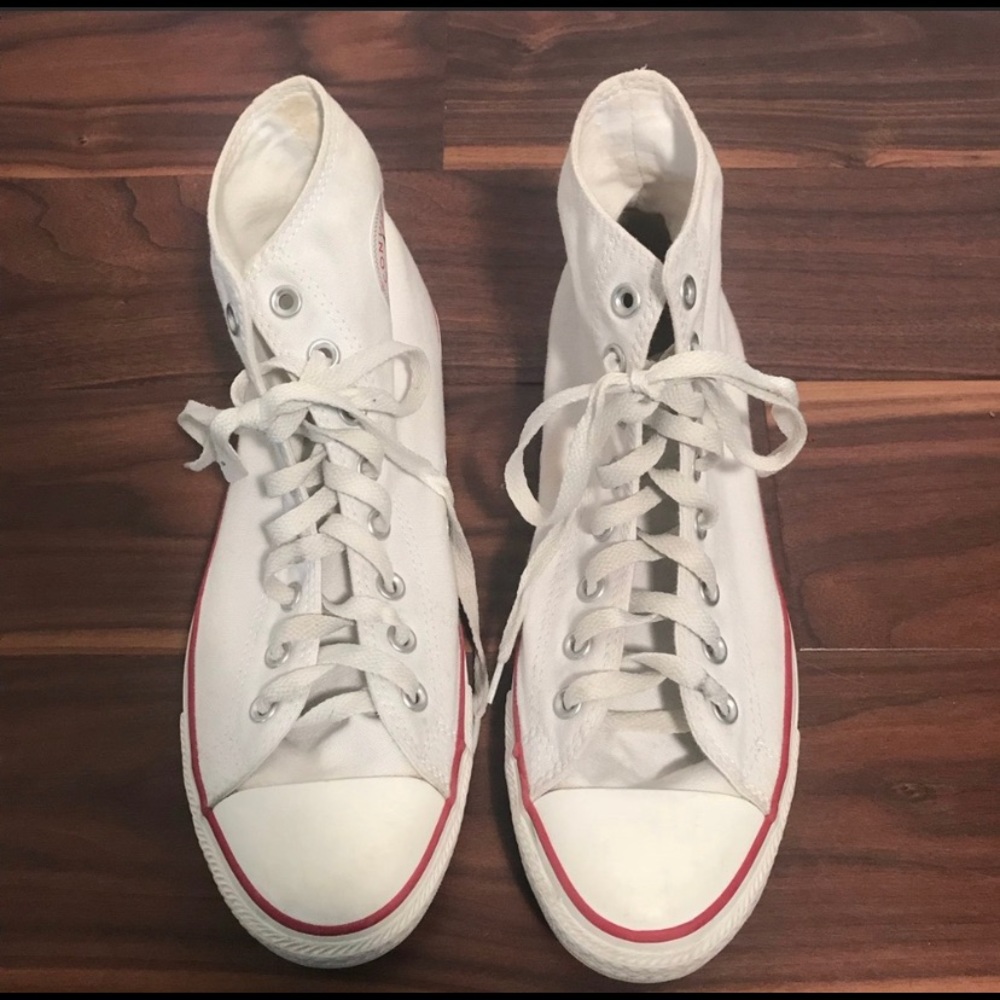 Converse White High Top All Star Chucks